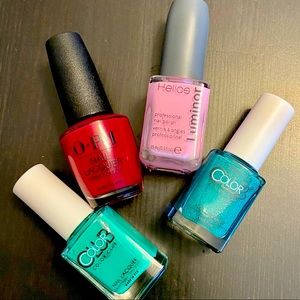 4 Nail Lacquer / Polish combo bundle